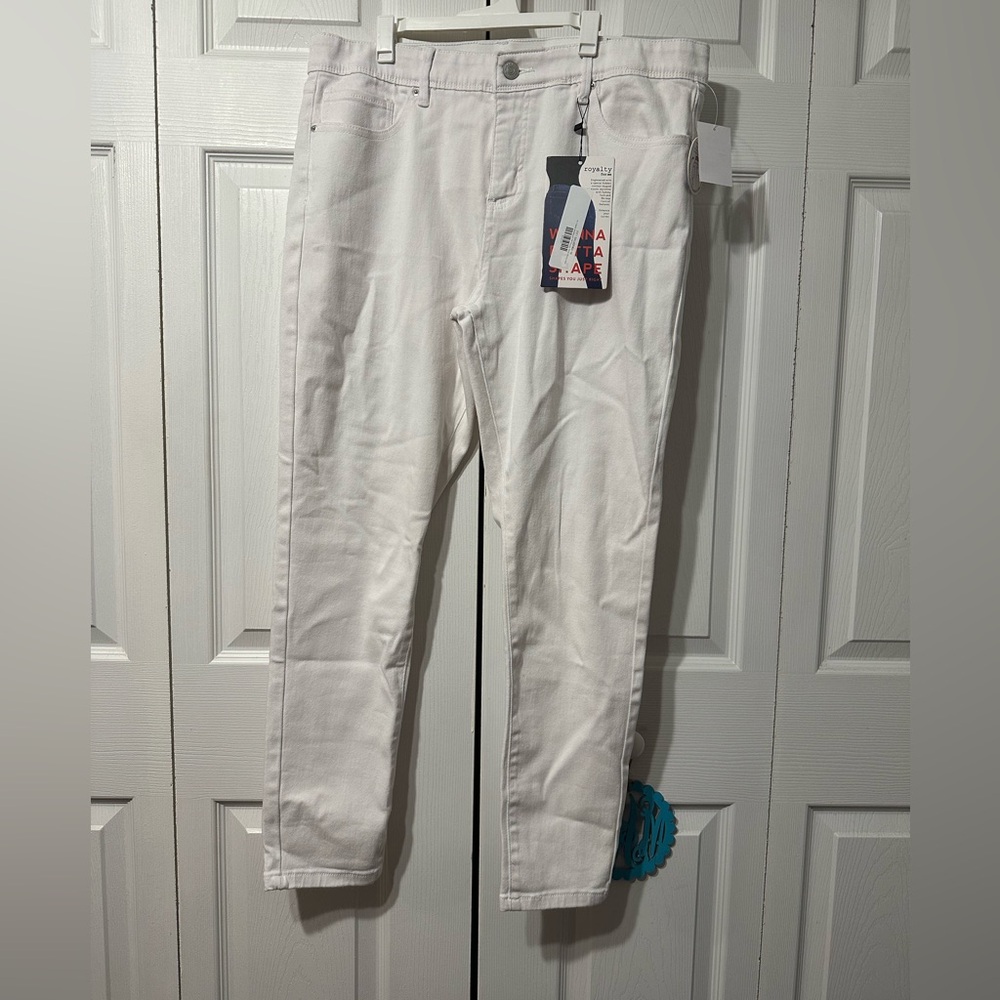 Royalty For Me White Jeans